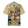 Loud House Men's Short Sleeve Aloha Hawaiian Shirt