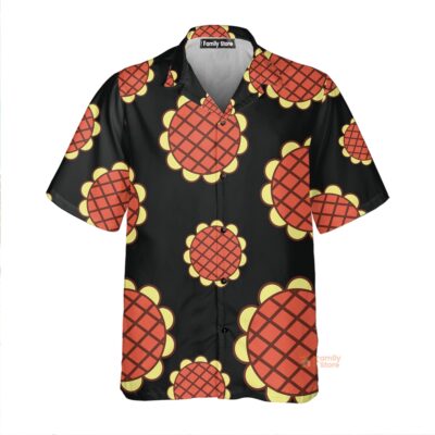 Luffy Dressrosa Sunflower Costume Cosplay - Hawaiian Shirt