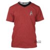 Star Trek IInto Darkness Red Cosplay Costumes, Costume T-shirt