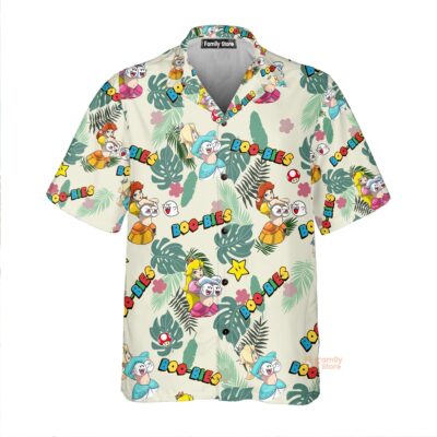 Super Mario Boo-Bies Pattern Hawaiian Shirt