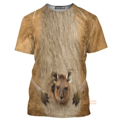 Halloween Kangaroo Adult T-shirt, Costume T-shirt