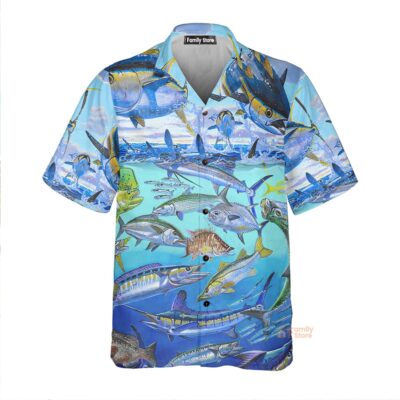 The Rodfather Tuna Fish - Hawaiian Shirt