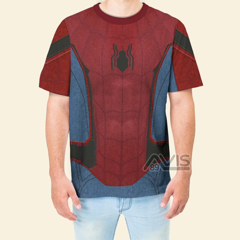 The Stark Suit Peter Parker Spider-Man T-shirt, Costume T-shirt