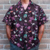 Lavender Town Pokemon Pattern Hawaiian Shirt