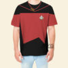 Star Trek Picard The Next Generation Red T-shirt, Costume T-shirt