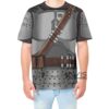 Star Wars Beskar Mandalorian Samurai T-shirt, Costume T-shirt SWHS41