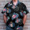 Volleyball Tropical Black Aloha Hawaiian Shirts For Men & Women