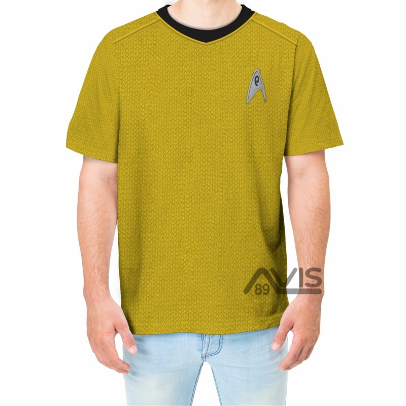 Star Trek Into Darkness Gold Cosplay Costumes, Costume T-shirt