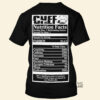 Chef Black Uniform T-shirt - Personalized T-Shirt