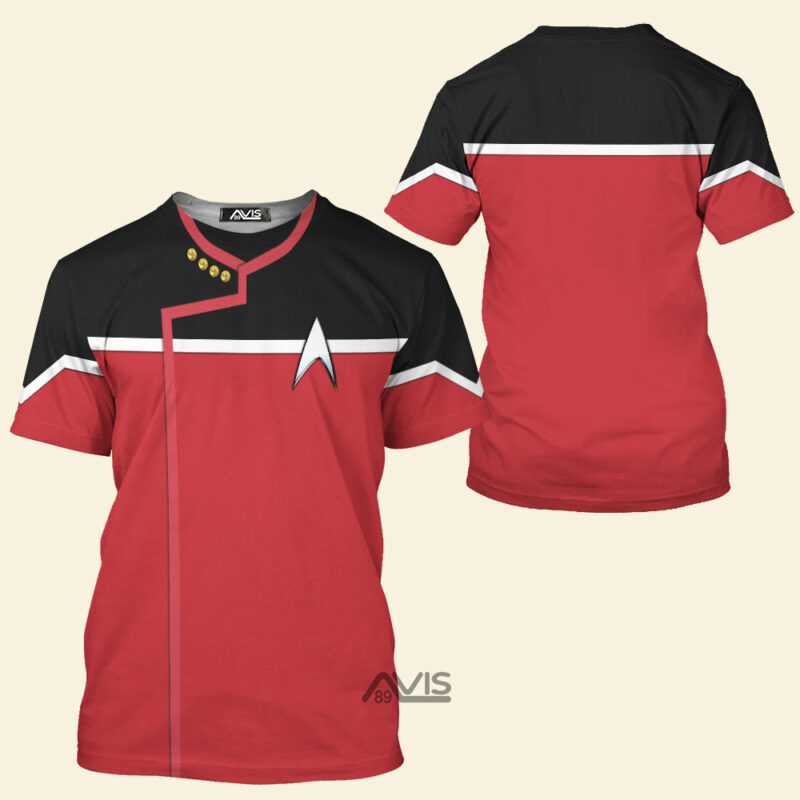 Star Trek Dress Uniform Command Division T-shirt, Costume T-shirt