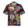 Hippie Alien Peace The Colorful Of Life Amazing Neon Style Hawaiian Shirt