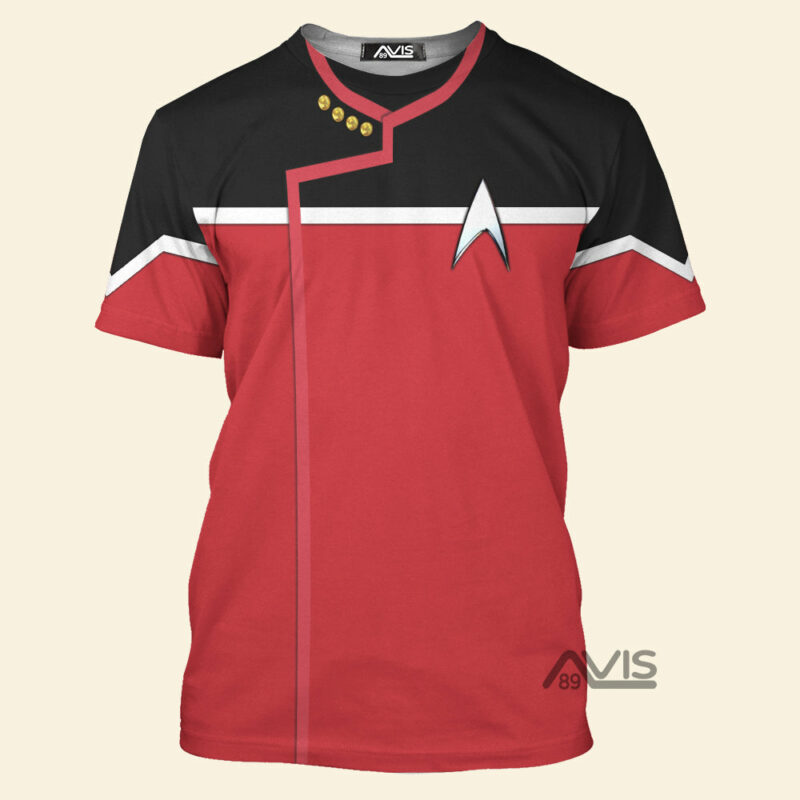 Star Trek Dress Uniform Command Division T-shirt, Costume T-shirt