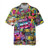 Back To The 80s Music Party Color Lights Hawaiian Shirts