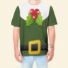 Buddy The Elf Santa T-shirt, Costume T-shirt