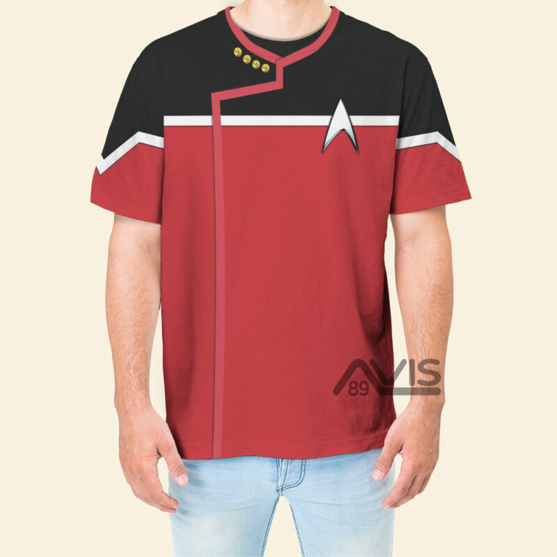 Star Trek Dress Uniform Command Division T-shirt, Costume T-shirt