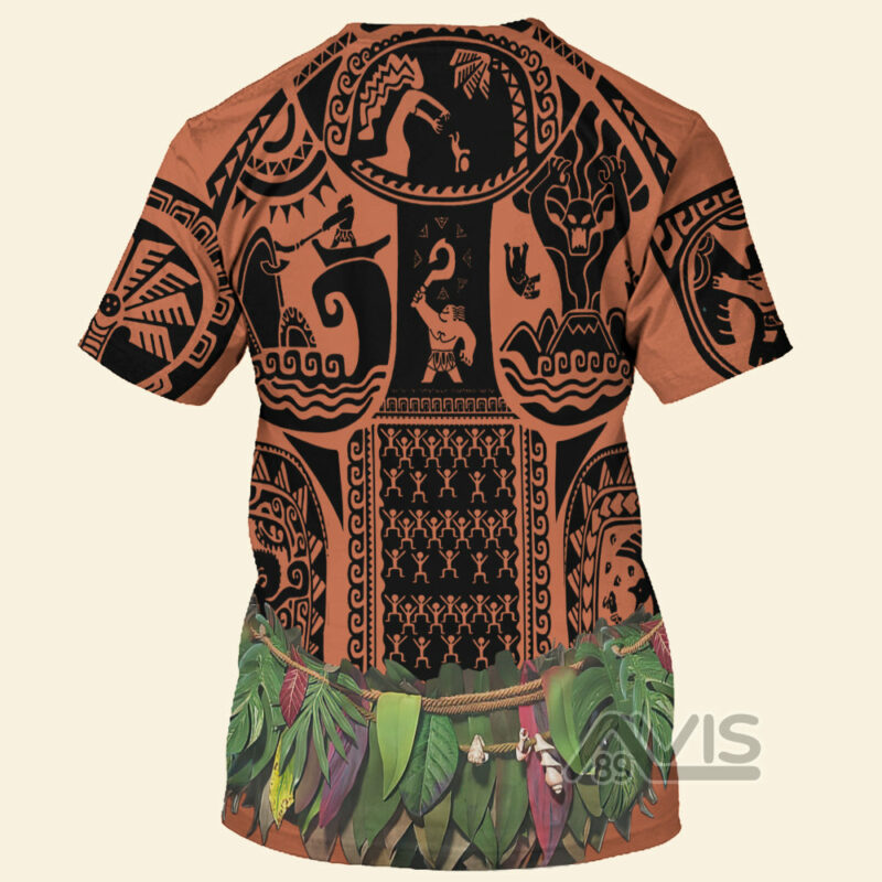 Maui Moana Cosplay Costume, Costume T-shirt