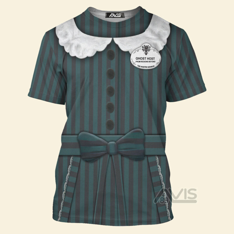 Maid Women's Haunted Mansion T-shirt, Costume T-shirt