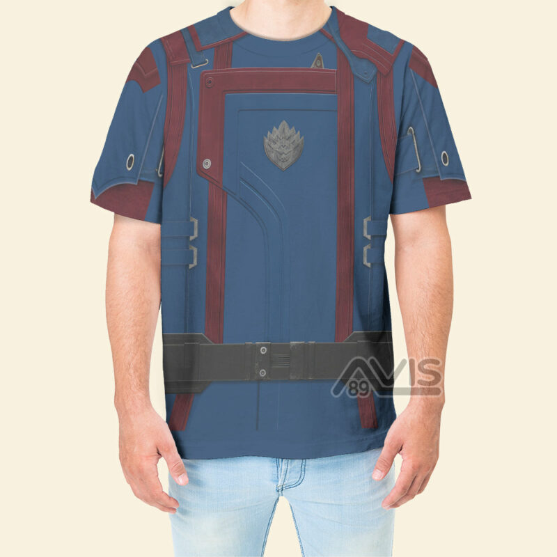 Guardians of the Galaxy Vol. 3 Team Jacket Uniform Suit T-shirt, Costume T-shirt