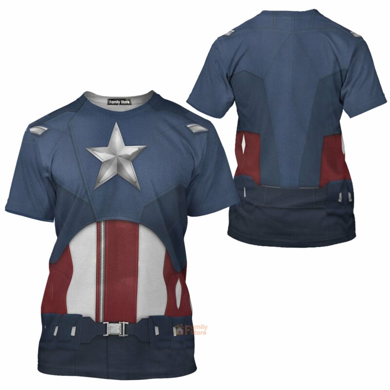 Captain America The Avengers T-shirt, Costume T-shirt