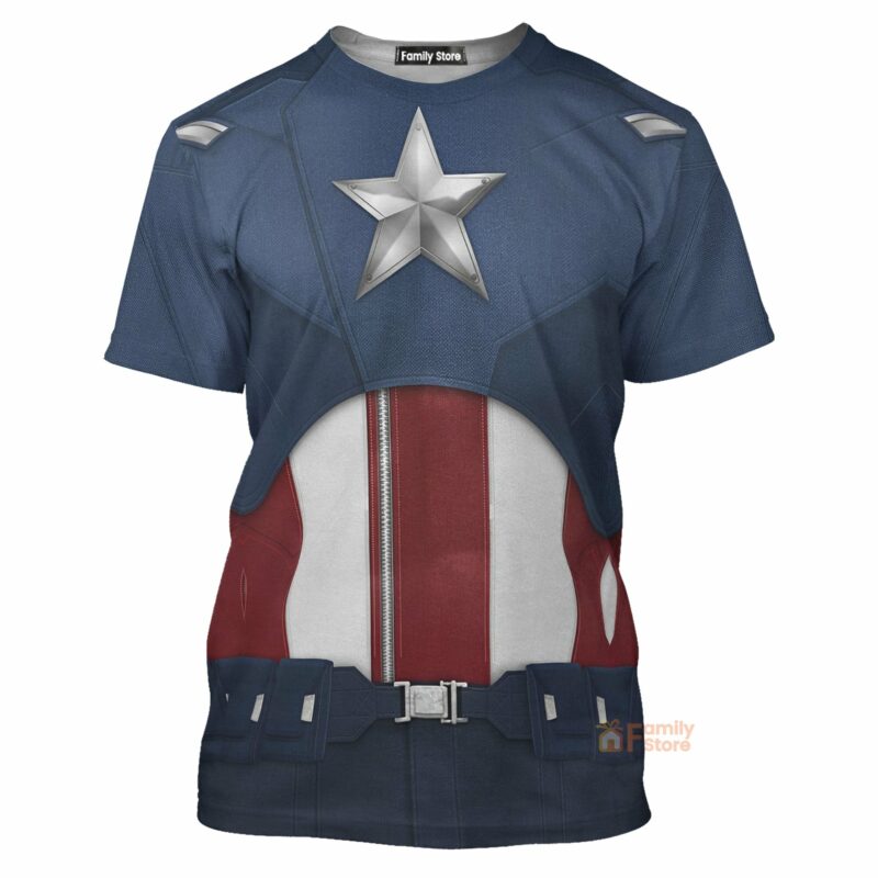 Captain America The Avengers T-shirt, Costume T-shirt