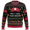 May I Take Your Order The Devil is a Part-Timer Ugly Christmas Sweater