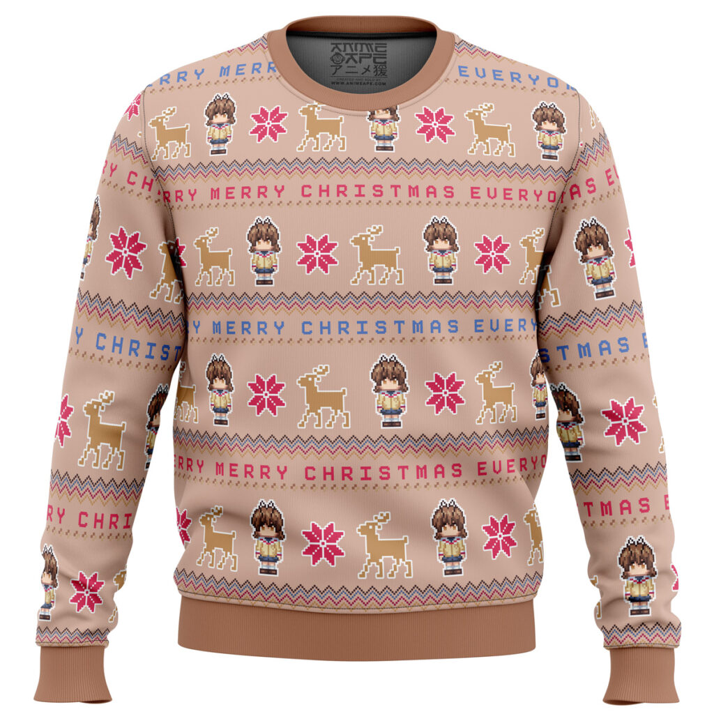 Clannad Merry Mery Christmas Furukawa Nagisa Ugly Christmas Sweater