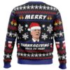 Merry Thanksgiving Biden Ugly Christmas Sweater