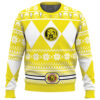 Mighty Morphin Yellow Ranger Power Rangers Ugly Christmas Sweater