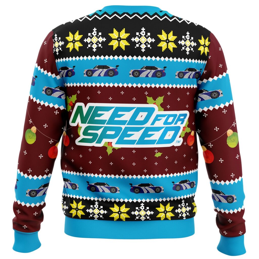 Need For Speed Ugly Christmas Sweater