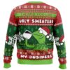 None Of My Business Kermit the Frog Ugly Christmas Sweater