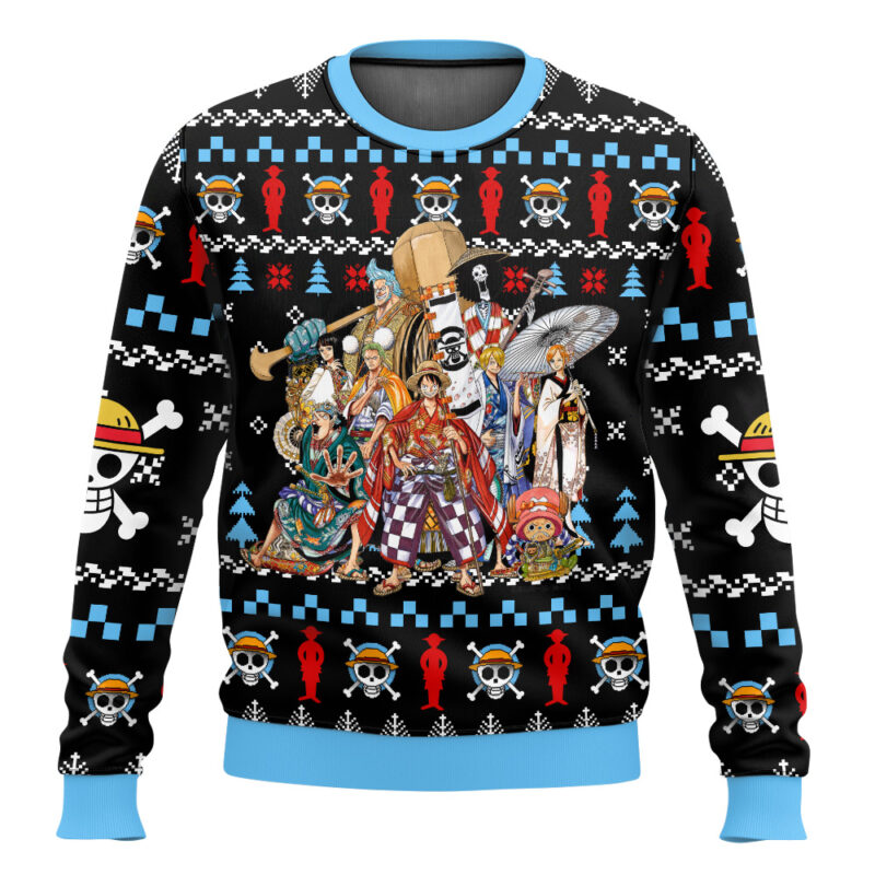 Straw Hat Pirates One Piece Ugly Christmas Sweater