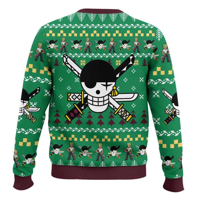 Zoro One Piece Ugly Christmas Sweater