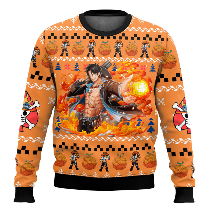 Ace One Piece Ugly Christmas Sweater