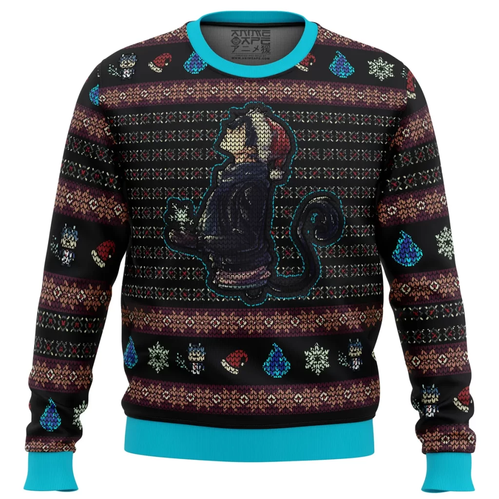 Okumura Rin Blue Exorcist Ugly Christmas Sweater