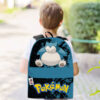 Snorlax Pokemon Backpack Anime Backpack