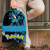 Lucario Pokemon Backpack Anime Backpack