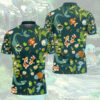 Grass Water Type Pokemon Polo Shirt