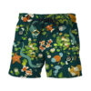 Grass Water Type Pokemon Board Shorts Swim Trunks