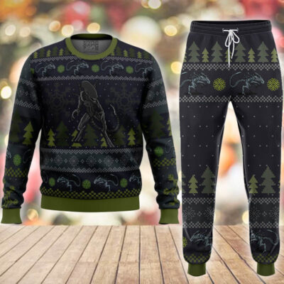 A Christmas Bug Hunt Xenomorph Ugly Christmas Sweater