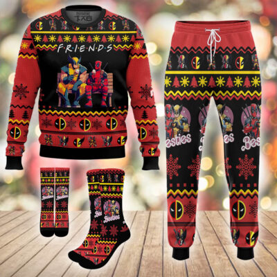 F.R.I.E.N.D.S Deadpool Wolverine Ugly Sweater