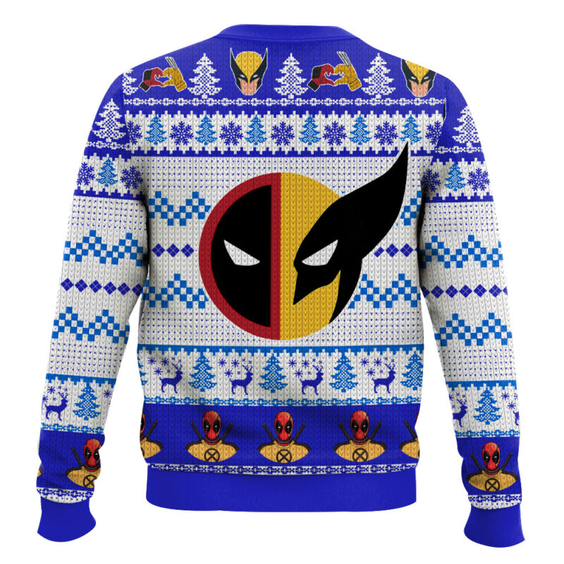 Let's Go Deadpool Wolverine Ugly Sweater