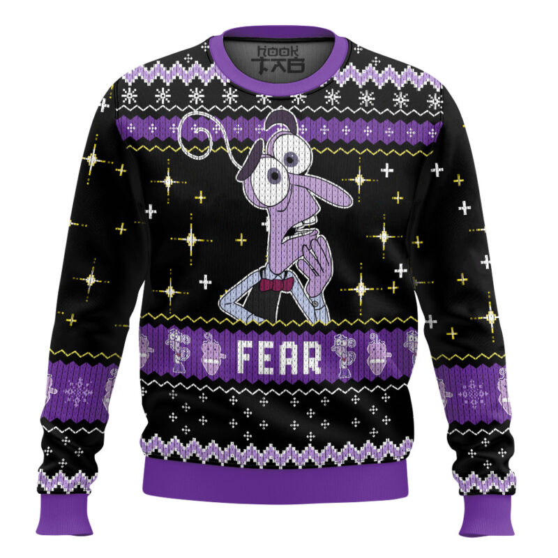 Fear Inside Out Ugly Sweater