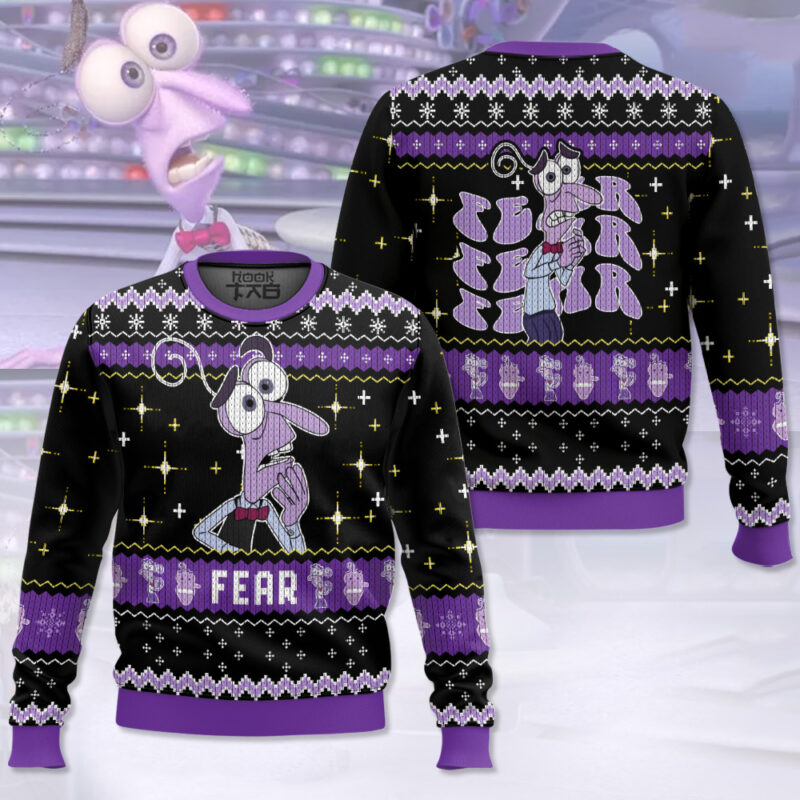 Fear Inside Out Ugly Sweater