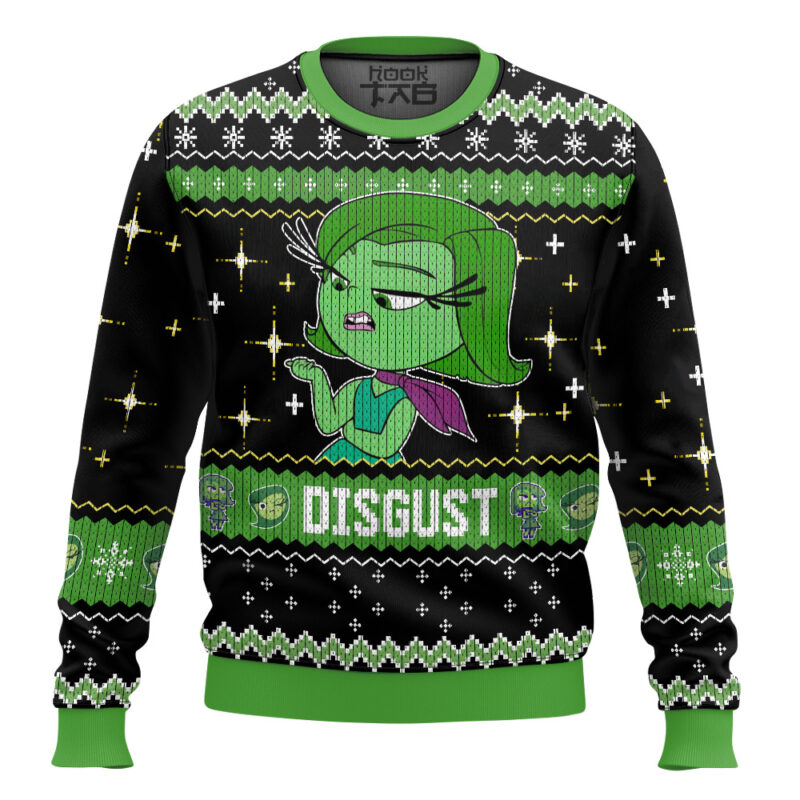 Disgust Inside Out Ugly Sweater