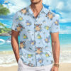 Squirtle line Pokemon Hawaiian Shirt