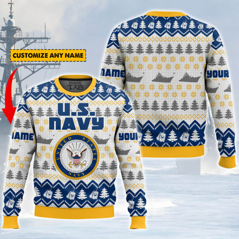 U.S. Navy. Ugly Sweater