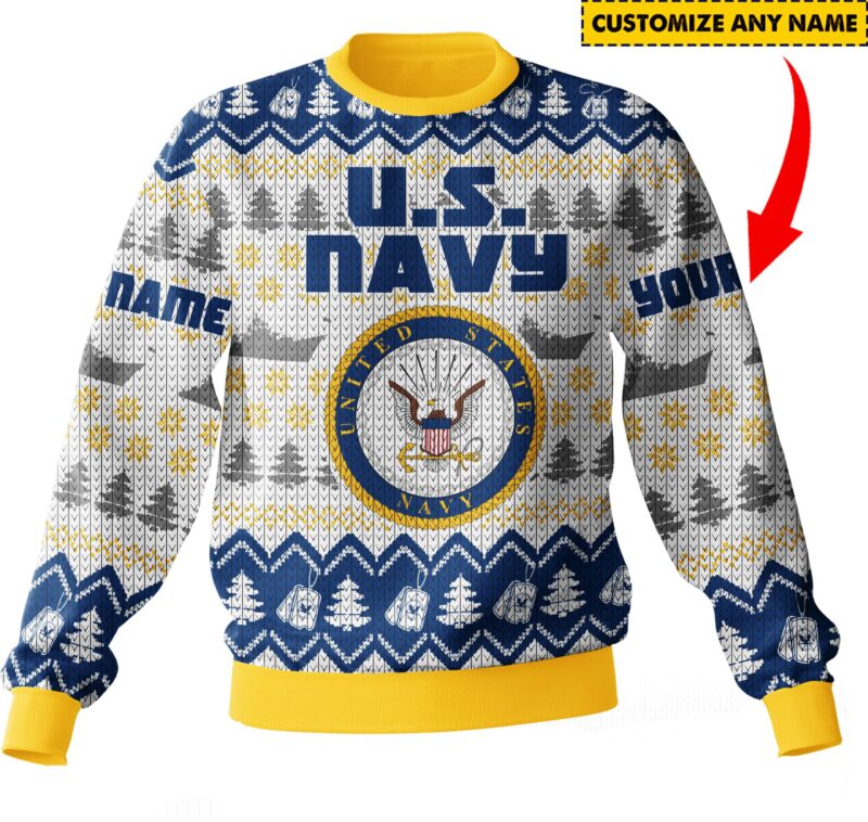 U.S. Navy. Ugly Sweater