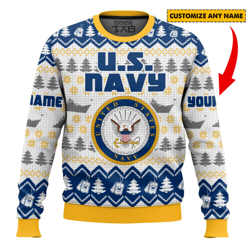 U.S. Navy. Ugly Sweater