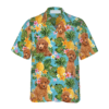 Pineapple Poodles Hawaiian Shirt For Dog Lovers