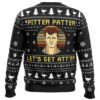 Pitter Patter Let's Get At'er Letterkenny Ugly Christmas Sweater